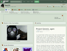 Tablet Screenshot of neo222.deviantart.com