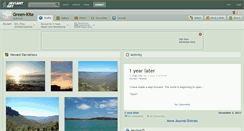 Desktop Screenshot of green-kite.deviantart.com