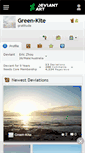 Mobile Screenshot of green-kite.deviantart.com