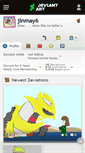 Mobile Screenshot of jinmay6.deviantart.com