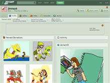 Tablet Screenshot of jinmay6.deviantart.com