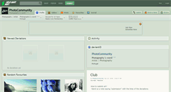Desktop Screenshot of photocommunity.deviantart.com