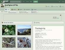 Tablet Screenshot of nerdfighter-dftba.deviantart.com