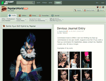Tablet Screenshot of pepstarsworld.deviantart.com