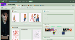 Desktop Screenshot of cartoonville.deviantart.com