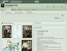 Tablet Screenshot of luciusmalfoy-club.deviantart.com