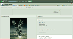 Desktop Screenshot of exiledprophet.deviantart.com