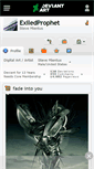 Mobile Screenshot of exiledprophet.deviantart.com