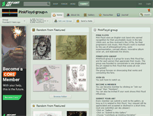 Tablet Screenshot of pinkfloyd-group.deviantart.com