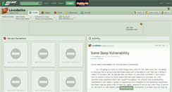 Desktop Screenshot of lovesbellies.deviantart.com