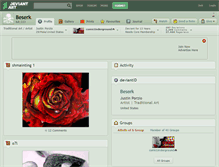 Tablet Screenshot of beserk.deviantart.com