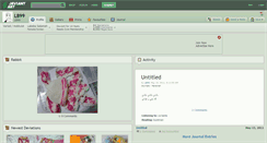Desktop Screenshot of lb99.deviantart.com