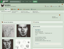 Tablet Screenshot of barrabox.deviantart.com