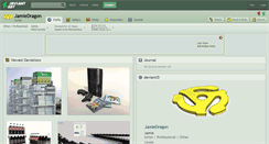 Desktop Screenshot of jamiedragon.deviantart.com