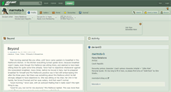 Desktop Screenshot of marmota-b.deviantart.com