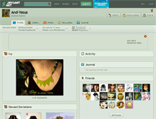 Tablet Screenshot of and-yesus.deviantart.com