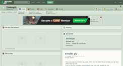 Desktop Screenshot of emotesplz.deviantart.com