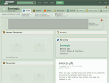 Tablet Screenshot of emotesplz.deviantart.com