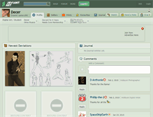 Tablet Screenshot of decer.deviantart.com