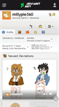 Mobile Screenshot of millypie360.deviantart.com