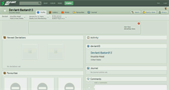 Desktop Screenshot of deviant-bastard13.deviantart.com