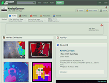 Tablet Screenshot of keeleydawson.deviantart.com