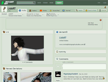 Tablet Screenshot of lidart.deviantart.com