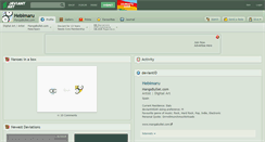 Desktop Screenshot of hebimaru.deviantart.com