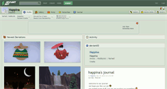 Desktop Screenshot of happina.deviantart.com