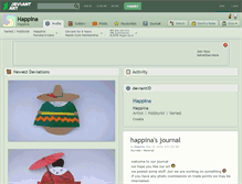 Tablet Screenshot of happina.deviantart.com