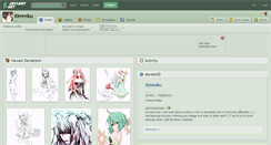 Desktop Screenshot of kimmiku.deviantart.com