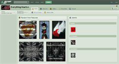 Desktop Screenshot of everything-hearts.deviantart.com