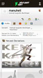 Mobile Screenshot of manuhell.deviantart.com