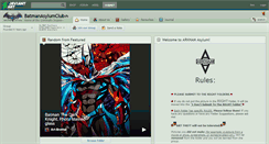 Desktop Screenshot of batmanasylumclub.deviantart.com