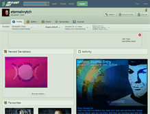 Tablet Screenshot of eternalwytch.deviantart.com