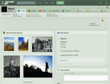 Tablet Screenshot of njord.deviantart.com