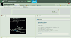 Desktop Screenshot of amethystsmile870.deviantart.com