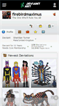 Mobile Screenshot of firebirdmaximus.deviantart.com