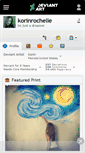 Mobile Screenshot of korinrochelle.deviantart.com