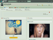 Tablet Screenshot of korinrochelle.deviantart.com