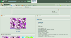 Desktop Screenshot of dpinkangel.deviantart.com