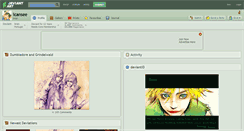 Desktop Screenshot of icansee.deviantart.com