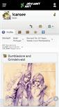 Mobile Screenshot of icansee.deviantart.com