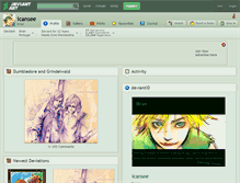 Tablet Screenshot of icansee.deviantart.com