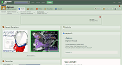 Desktop Screenshot of digimon.deviantart.com