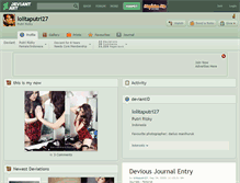 Tablet Screenshot of lolitaputri27.deviantart.com