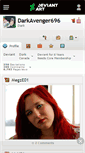 Mobile Screenshot of darkavenger696.deviantart.com