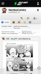 Mobile Screenshot of nembocomics.deviantart.com