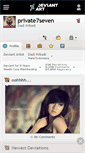 Mobile Screenshot of private7seven.deviantart.com