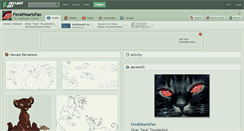 Desktop Screenshot of feralheartsfan.deviantart.com
